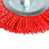3Pcs Abrasive Wire Wheel Brushes, Assorted Nylon Brush Set for Drill with 1/4" Shank