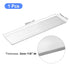 uxcell Square Aluminum Flat Bar, 1/8" Thick, 2.8" Width, 12" Length, 6061 Aluminum Flat Plate, 3 x 70 x 305mm T6511