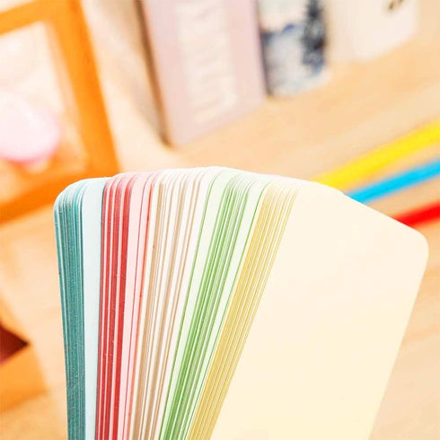 Blank Paper Message Card Business Cards - About 100 pcs (Pastel)