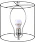 Glveaoui 8IN Harp,2 Set, Lamp Detachable Shade Holder for Table & Floor Lamps, Heavy Duty Bracket with Standard Saddle