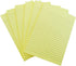 Large Yellow Sticky Notes, 6x8 inches, 6 Pads, 50 Sheets per Pad, Lined Self-Stick Note Pads for Office and School