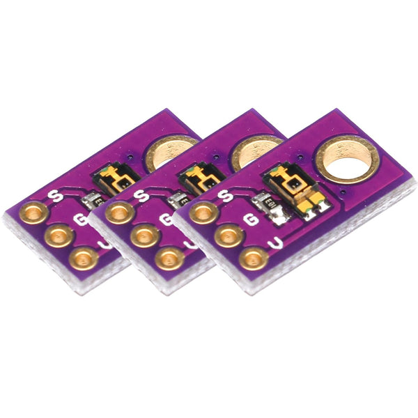 3pcs TEMT6000 Ambient Light Sensor Module, Light Intensity Detection for Smart Home,