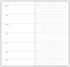 Travelers Notebook Inserts - Weekly Refills for Standard Size, Set of 3, 192 Pages, 8.25 x 4.25 Inches