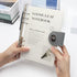 Clear A5 Refillable Notebook Binder with 90 Sheets Lined Paper, Silver 6-Ring Soft Transparent PVC Cover
