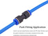 Quick Fitting Set 4mm/6mm/8mm/10mm, Push to Connect Pipe Tube Straight Fittings, Pneumatic Air Line Connector 40Pcs