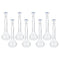 PATIKIL 100ml Volumetric Flask, 8Pcs 3.3 Borosilicate Glass Graduated Measuring Flask with Plug Cap