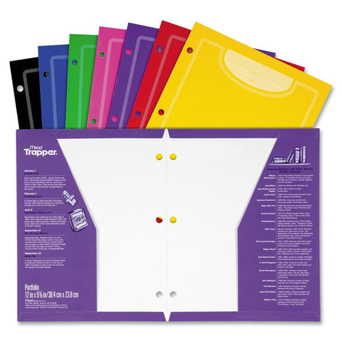 Mead 33100 Portfolio with 2 Pockets, 3HP, 9-1/2 in.x12 in.