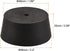 MECCANIXITY Rubber Tapered Plug 48mm to 56mm with Hole Test Tubes Bungs Stopper Black for Lab Home
