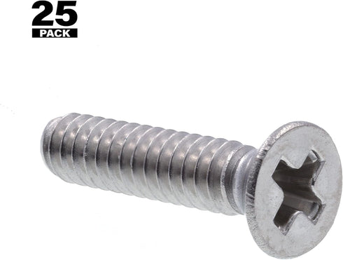 Prime-Line 9000349 Machine Screws, Flat Head, Phillips Drive, #4-40 X 1/2 In., Grade 18-8 (25 Pack)