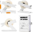 ELYPRO Modern Tape Dispenser for Office Desk, Heavy Metal, Space-Saving, Bonus Tape Roll Included