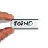 SmartSign Magnetic 'C' Channel Label Holders for Metal Racks and Shelves | 0.75" x 2" Pack of 25