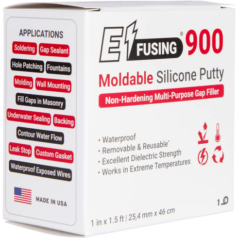 900 Moldable Silicone Putty - Black