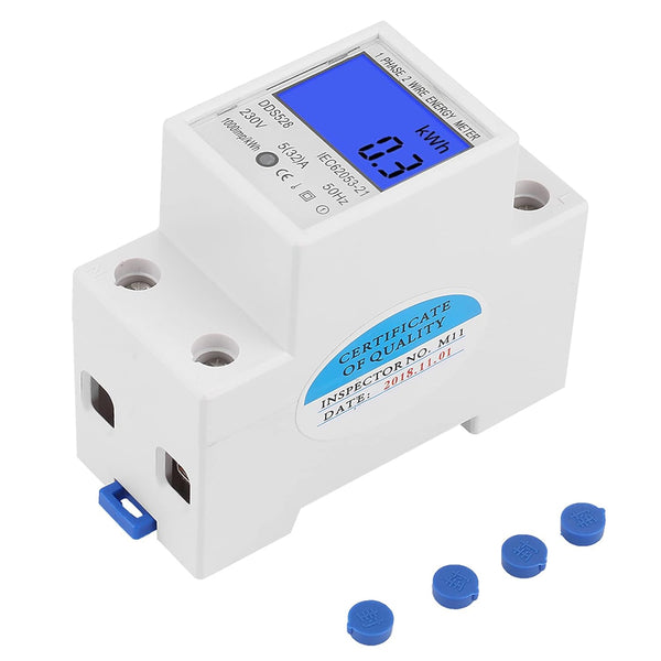 Single Phase Energy Meter 230VAC LCD KWH Electric Meter 5-32A for Electricity Usage Monitoring