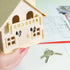 1.10In Set 5 Yardwe Miniature Wall Lamp Model Tiny Wall Mounted Lamp for Dollhouse Mini House Decorations DIY Scene