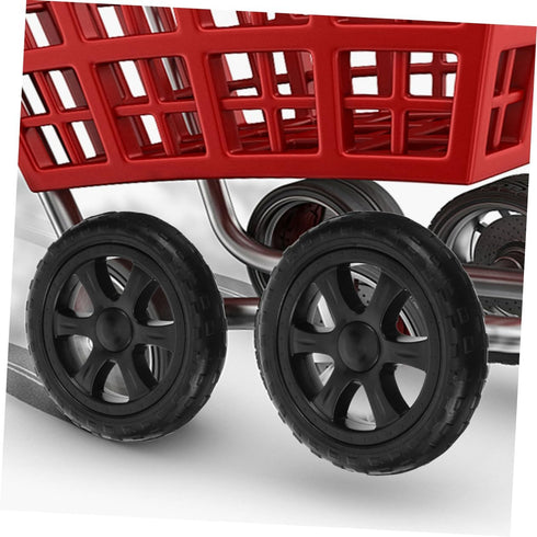 Replacement Grocery Cart Wheels - Castor Wheels for Shopping Baskets