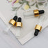 Kesell 20Pcs 3ml Mini Dropper Bottle, Clear Glass Multi-function Essential Oil Dropper Bottles with Aluminum Cap