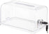 Tip / Donation / Suggestion / Business Card Collection Box with Lock in Clear Color by Polmart