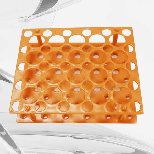 ULTECHNOVO Cleaning Supplies Tube Racks, 15ml/50ml Detachable Holder for Laboratory, Clear Tray