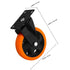 5-inch Swivel Cart Replacement Wheels, Sturdy Flat-Base Casters for Furniture and Industrial Cabinets, Smooth Rolling