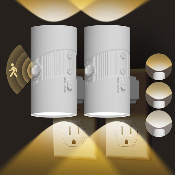 easuntec Motion Sensor Light Indoor, Night Lights Plug into Wall, Motion Sensor