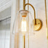 1-5/8 Inch E26 5.5"W 6.1"H Glass Lamp Shade Replacement for Table Lamps/Floor Lamp/Chandelier/Pendant Light