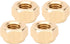 50Pcs Self-Locking Nut, Pure Copper M3/M4/M5/M6 Nuts, Anti-Loose Fastener, Hardware Accessories for Industrial Use (M6)