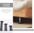 4pcs 12-18cm Zerodeko Adjustable Furniture Legs Cabinet Sofa Bed Frame Support Feet Extendable Replacement Table Legs