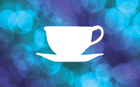 Tea Cup Stencil, 4" Beautiful Design, Reusable Stencil for Painting, Crafts, and Decor, Ideal for Walls, Fabric & Furniture, Recyclable DIY Tool