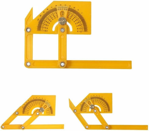 Honbay 1pc Plastic Protractor - Angle Finder Measure Arm Ruler Gauge Tool