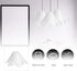20.47X10.82In UKCOCO Lily Flower Lampshade Modern Woven Light Shade Decorative Cover for Home Floor and Table Lamps