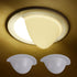 Generic AURAELOS Recessed Light Cover, Can Light Covers 2 Pack 40% Translucent Half