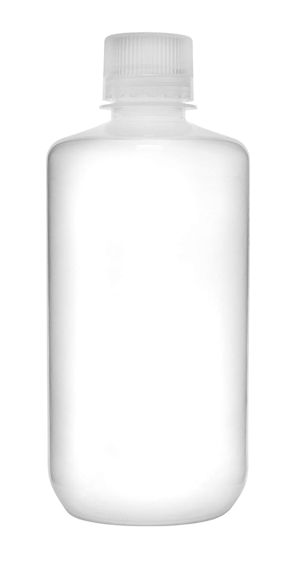 EISCO Reagent Bottle, 1000ml - Narrow Mouth with Screw Cap - Polypropylene - Translucent