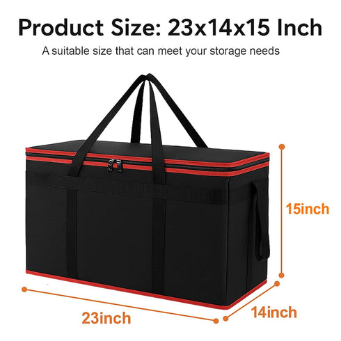 3-Pack Warmer/Frozen, Bodaon Insulated Food Delivery Bag, XXXL Pizza Cooler Bags, Rideshare Delivery Bag, Cold/Hot