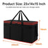 3-Pack Warmer/Frozen, Bodaon Insulated Food Delivery Bag, XXXL Pizza Cooler Bags, Rideshare Delivery Bag, Cold/Hot