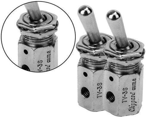 TV-3S Electric Solenoid Air Valve: Knob Toggle Value Switch, Pneumatic Mechanical 2 Position 3 Way