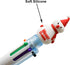 Maydahui 12PCS Christmas Multicolor Ballpoint Pens, 6-in-1 Retractable Printing Pens for Christmas Party