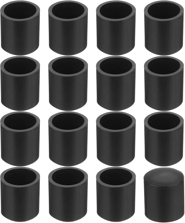 uxcell 76Pcs Chair Leg Caps, Fit OD 12mm (4/9 Inch) Non-Marking PVC