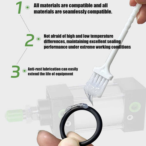 Generic 100g O Ring Silicone Grease | Waterproof Long Lasting Plumbing Lubricant - O-Rings Valve Faucet Grease