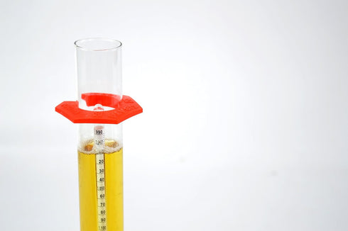 Box Brew Kits 13" Triple Scale Hydrometer and Glass Hydrometer Test Jar with Stand with Safety Bumpers Home Brewing