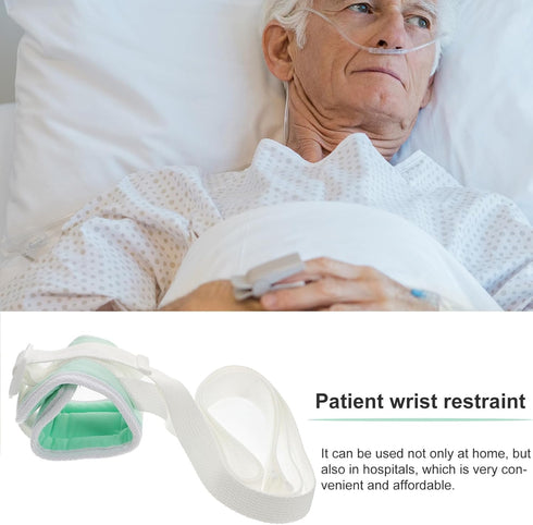 2-Pack Safety Straps for Hands, Feet, and Wrists - Lightweight Medical Limb Holders for Fall Prevention