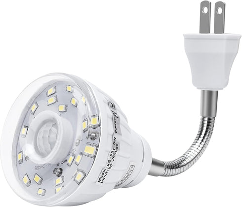 Plug in Motion Sensor Night Light Indoor, PIR Infrared Motion-Activated LED Night