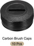 Carbon Brushes Holder Caps, Plastic Cover Caps for Motor Brushes - 20mm OD/8mm, 10 Pcs