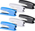 Desktop Stapler, Portable Durable Heavy Duty Staplers for School College Office Supplies, 25 Sheet Capacity (Black,