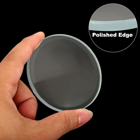 PATIKIL 0.8" 1" (200mm 300mm) Focal Length Double Convex and Concave Lens Set for Physics Classroom