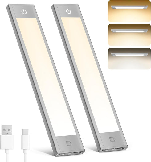 V4light Rechargeable Motion Sensor Under Cabinet Light, Magnetic LED Bar with 1500mAh