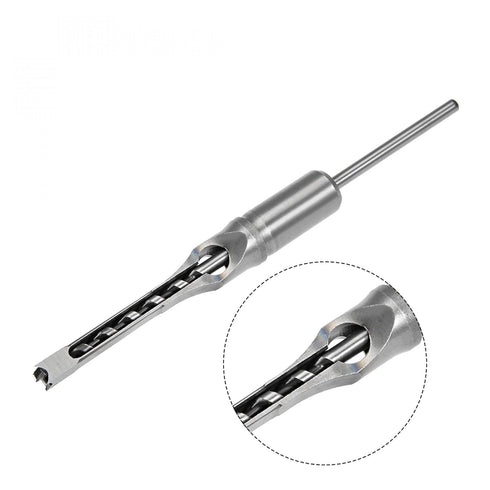 uxcell Square Hole Drill Bit, 5/16" High-Carbon Steel for Woodworking