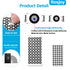 Rosjoy 1400 6mm 3mm 3D 3D 3D (28 Dots & Scanning Markers for Scanner, High Precision Tracking & Positioning Dots
