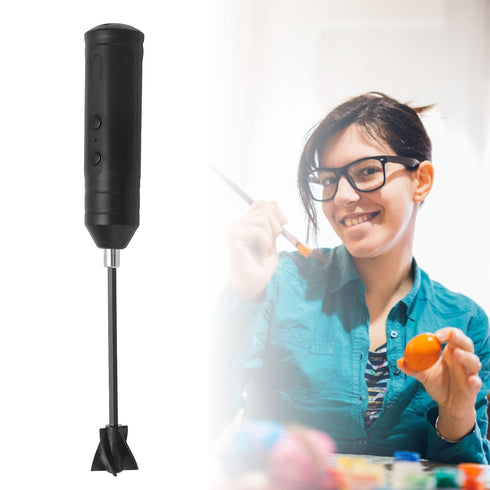 Resin Mixer, Rechargeable Powerful Slow Motor Handheld Electric Resin Stirrer with 4 PCS Replacement Rod for DIY Crafts