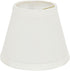Aspen Creative 32059-2A, 3" 5" 4" Set 2 Hardback Empire Clip-On Chandelier Lamp Shade, Off-White, Top x Bottom x Slant
