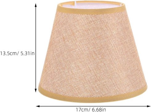 6.69 Inch Cartoon Printed Fabric Lamp Shade Decorative Table Lamp Cover Kids Room Ceiling Light Accessory